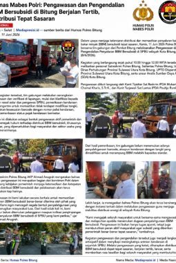 Polres Bitung Perketat Pengawasan BBM Bersubsidi, Wujudkan Distribusi Tepat Sasaran untuk Masyarakat