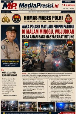 WAKA POLSEK MATUARI PIMPIN PATROLI MALAM MINGGU, WUJUD NYATA POLRI HADIR MENJAGA KAMTIBMAS