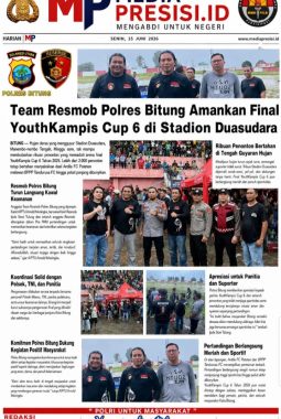 Team Resmob Polres Bitung Perkuat Pengamanan Final YouthKampis Cup 6, Wujudkan Situasi Aman dan Kondusif