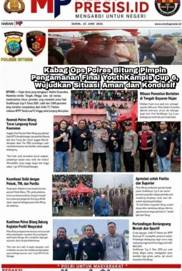 POLRI PERKUAT PENGAMANAN AJANG OLAHRAGA MASYARAKAT, FINAL YOUTHKAMPIS CUP 6 BERLANGSUNG AMAN DAN KONDUSIF
