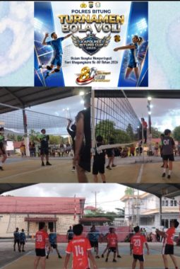 Semarak Hari Bhayangkara ke-80, Turnamen Bola Voli Kapolres Cup Perkuat Soliditas dan Jiwa Sportivitas Personel