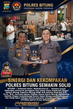 KEJUTAN HANGAT KAPOLRES BITUNG UNTUK KEJARI: PERKUAT SINERGI PENEGAK HUKUM DEMI MASYARAKAT